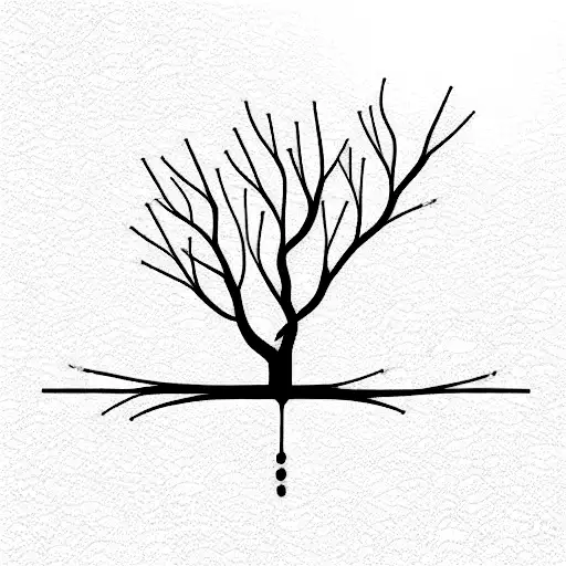 One Line Branched Tree