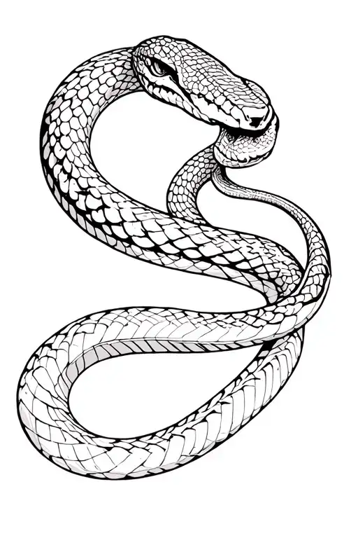 Snake Shredding Skin