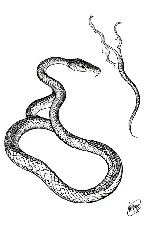 Snake Shredding Skin