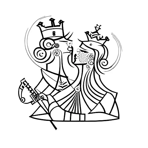 Chess Queen And Chess King