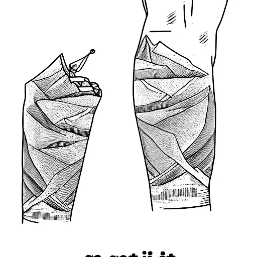 A Sleeve With A Quote On It