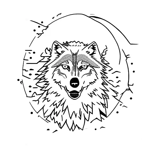 Wolf And Planet Earth