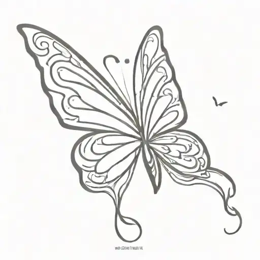 Butter Fly Saying Mom