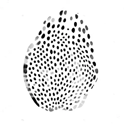 Dog Paw Print With Rainbow Colors