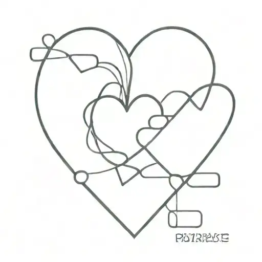 Puzzle In The Shape Of A Heart Shape Formed