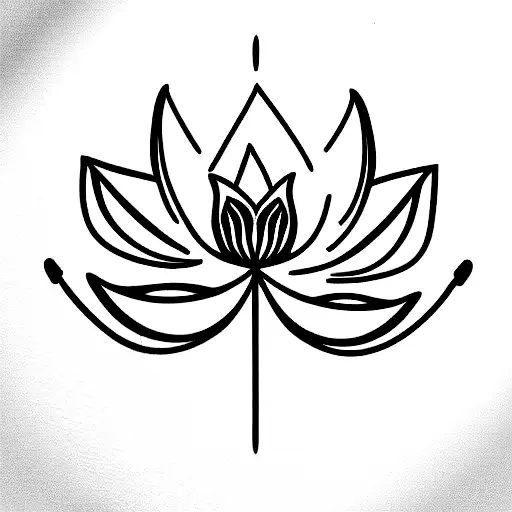 Lotus Flower And Airplane