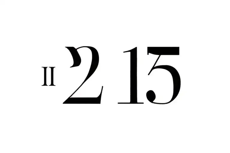 Roman Numerals For The Date February 13 25