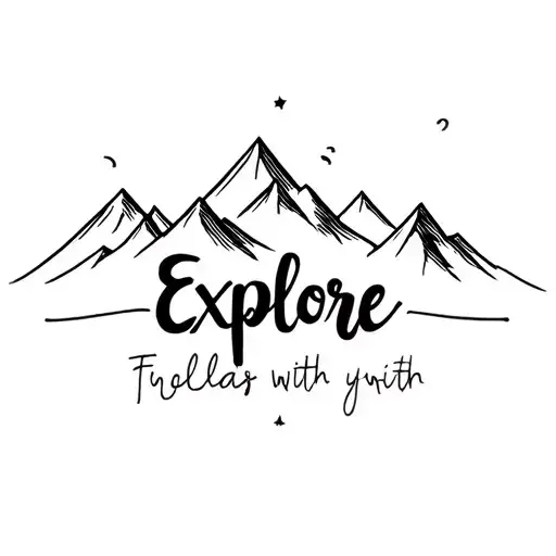 Explore Word Followed With Mountains