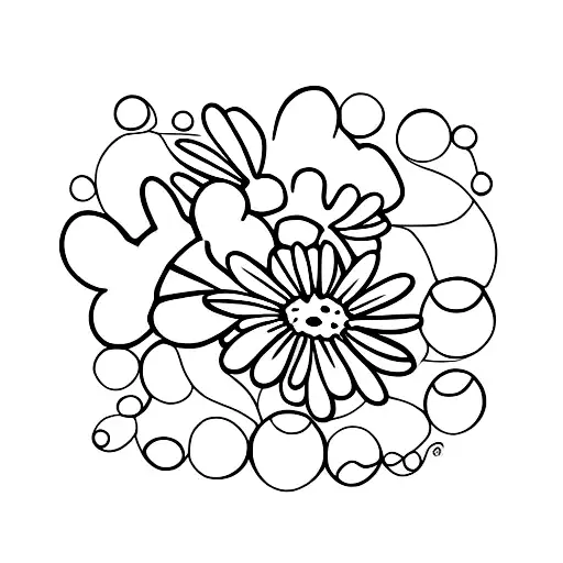 Daisys And Four Leaf Clovers