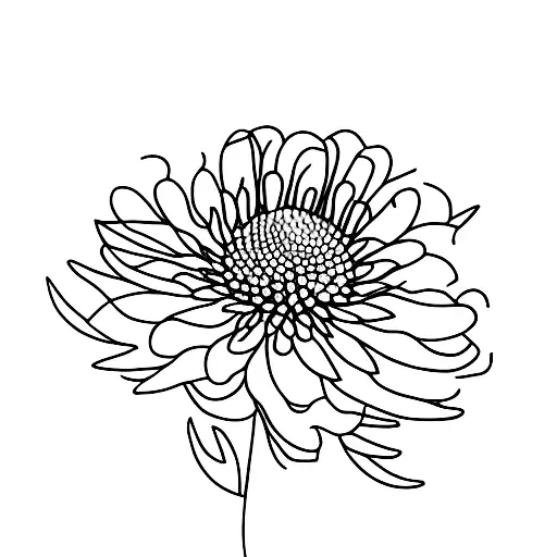 Small Fine Line Flannel Flower