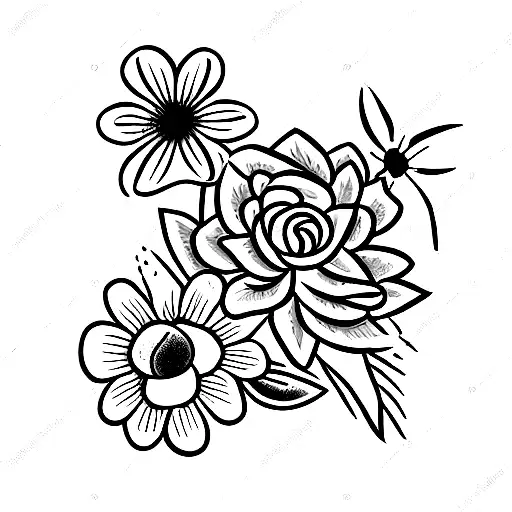 Samurai Garden Flowers