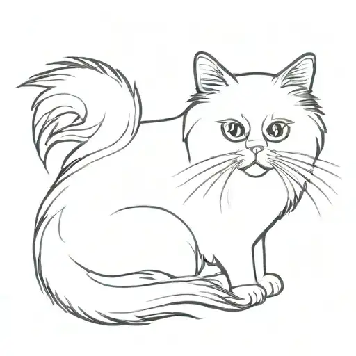 Persian Cat Silhouette