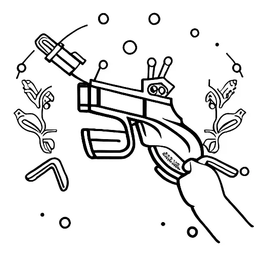 Hand In Shape Of Gun