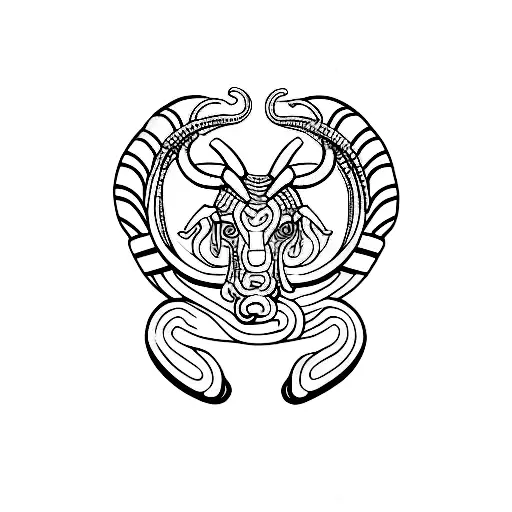 Taurus Zodiac Signand Snake