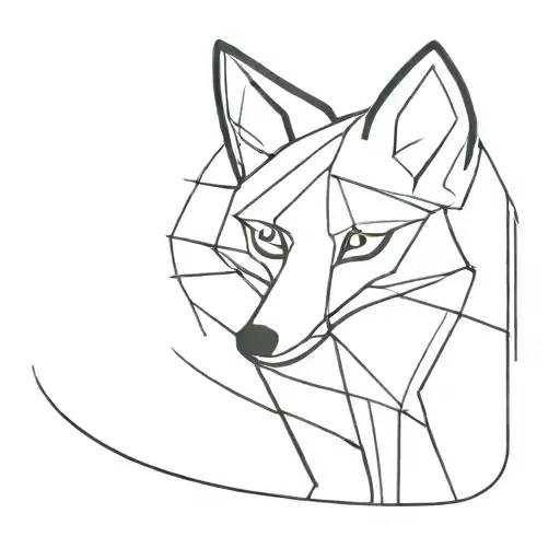 Thin Overlapping Lines With A Fox