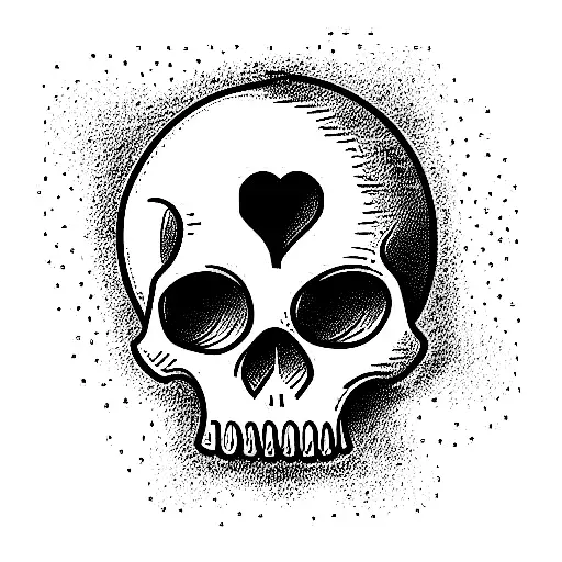 Skull Floating In A Bottle