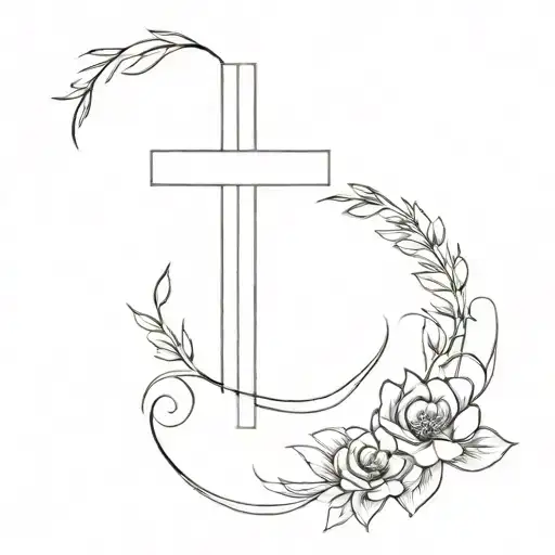 Memorial Cross With Date