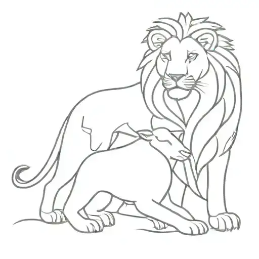 Lion And The Lamb Small