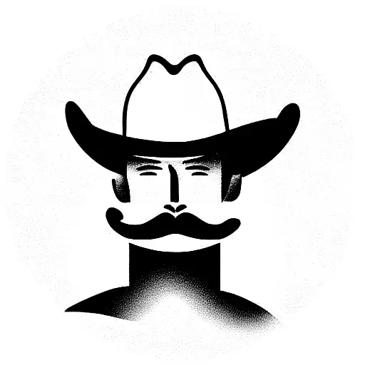 Cowboy Hat Moustache