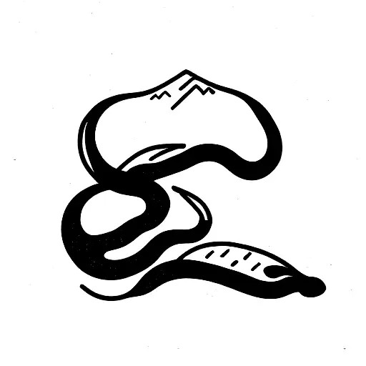 Snake And Mountains