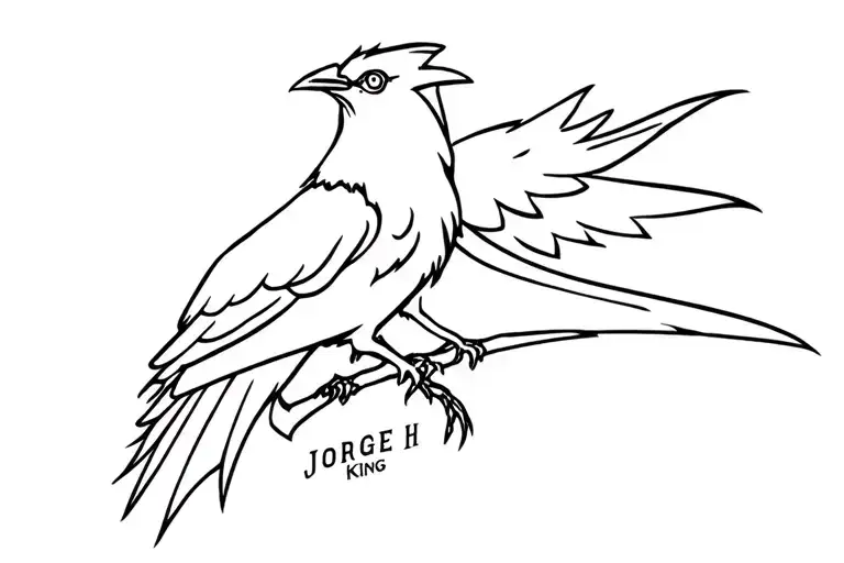 King Crow Whit Name Jorge H