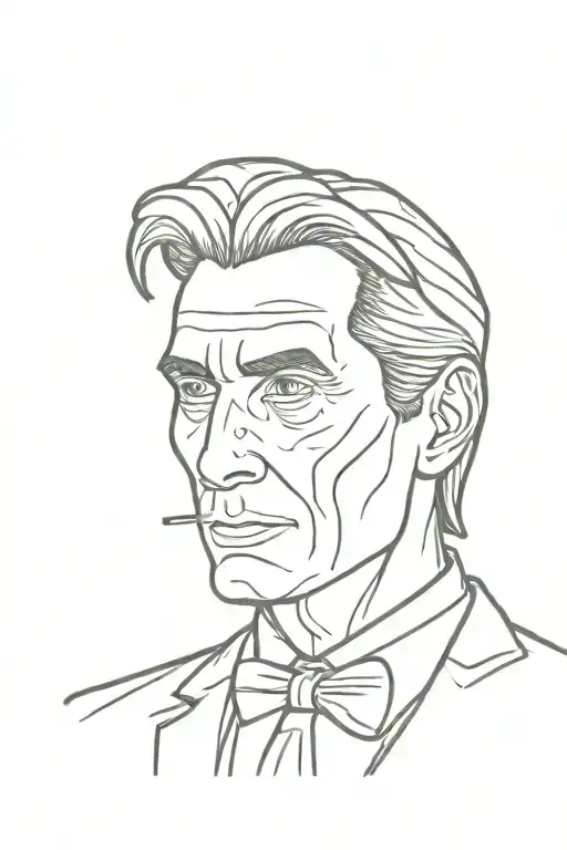 Patrick Bateman Cartoon Version