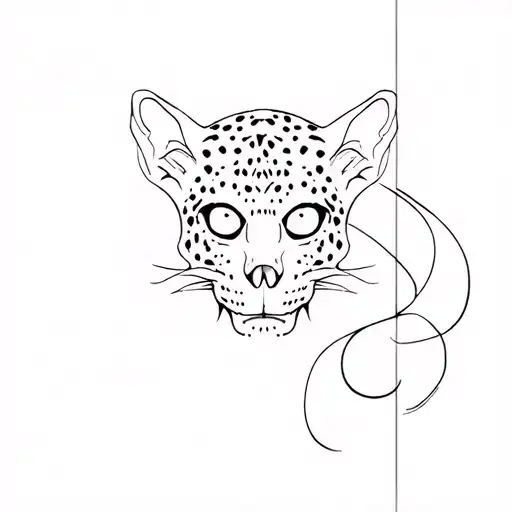 Leopard And Skull