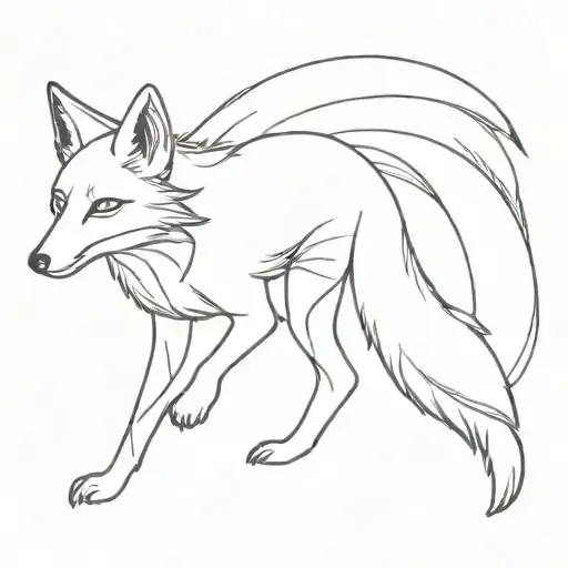 Fox Full Body Coming Toward Me