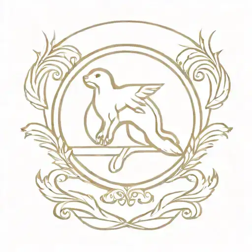 Seal Coat Of Arms Intelligence Strength Perseverance