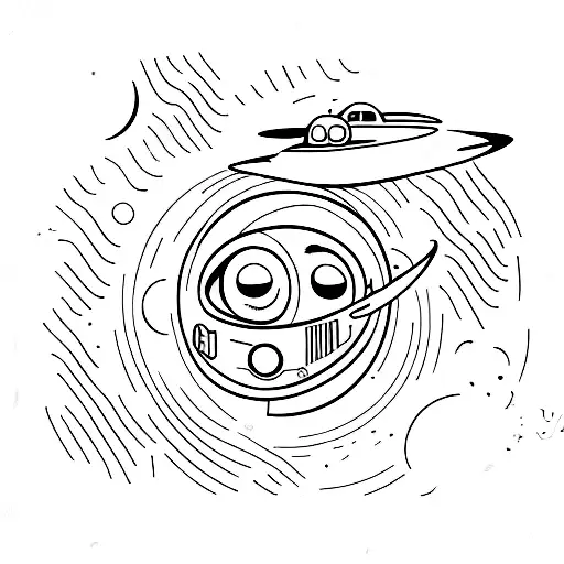 Astronaute Sur Une Mini Planete