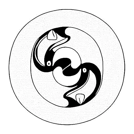 Yin Yang Symbol Cats