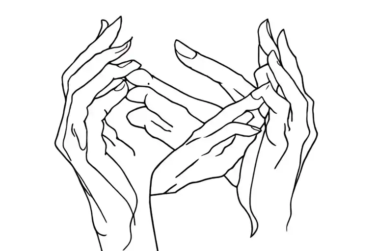 Minimalistic Michael Angelo Hands Female