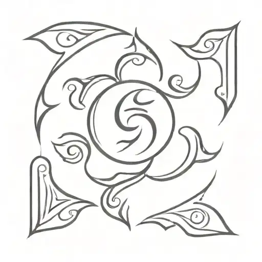 Sanskrit Historical Symbol Resemble Calmness And Self Control