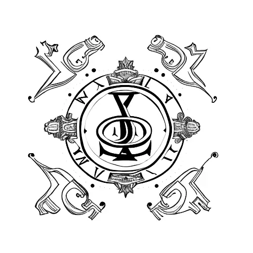 Roman Numeral 77 With Aidan In The Middle