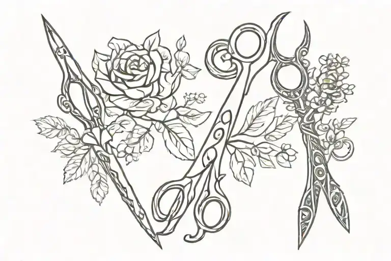 Two Pair Of Scissors