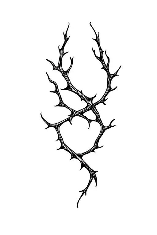 Feminine Christian Thorns Wrap Design Inspired