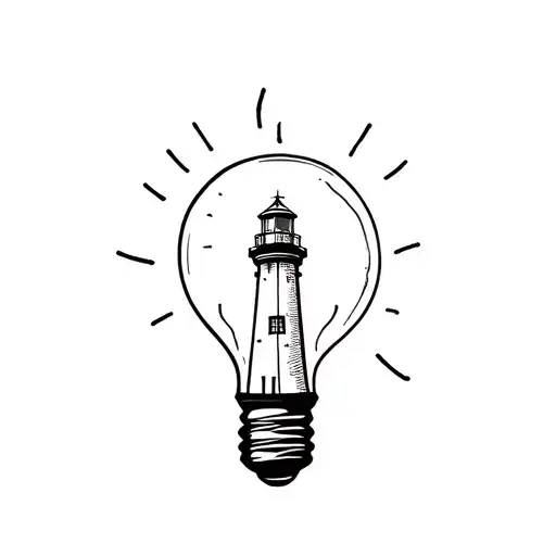 Lighthouse In A Lightbulb