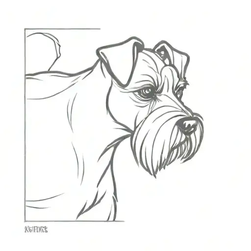 Schnauzer Mini Black