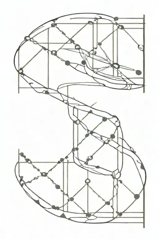 Dna With 6 Zodiac Signs Inbetween Gaps