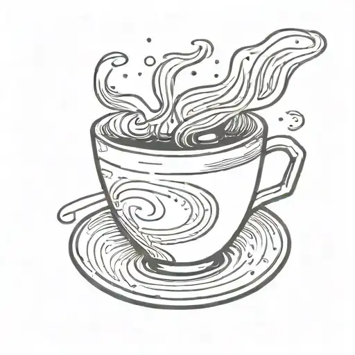 One Coffee Cup Overflowing