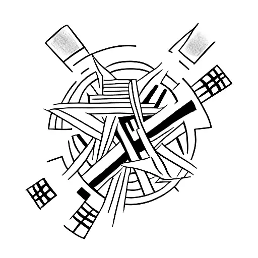 Three Crosses With A Bible Verse