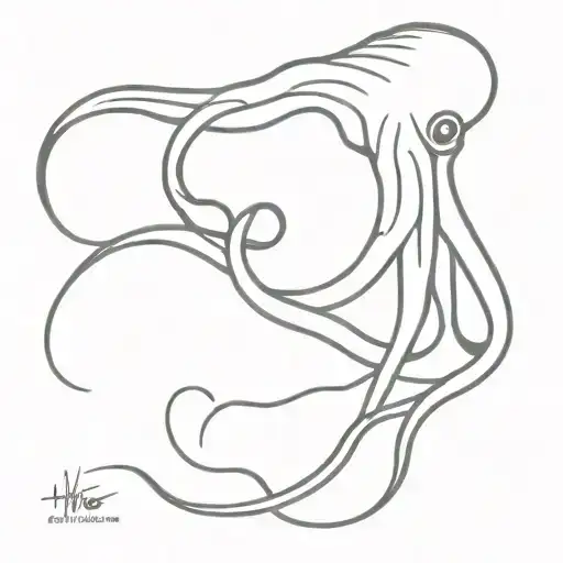 Alien Octopus Being Abducted