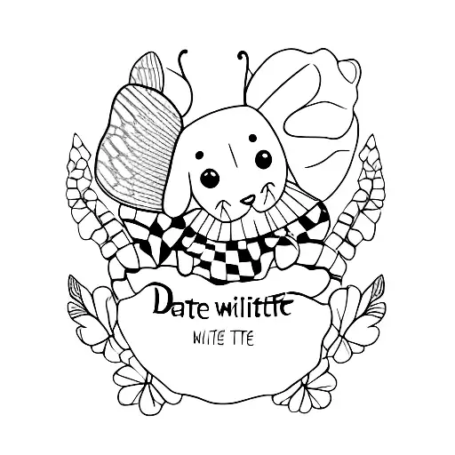 Date With A Butterfly With A Paw Print