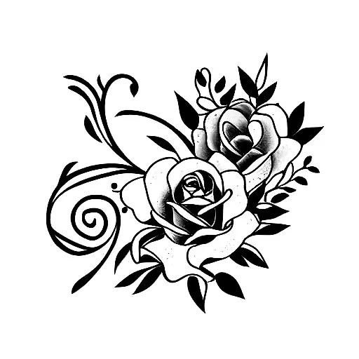 Broken Case With Flowers