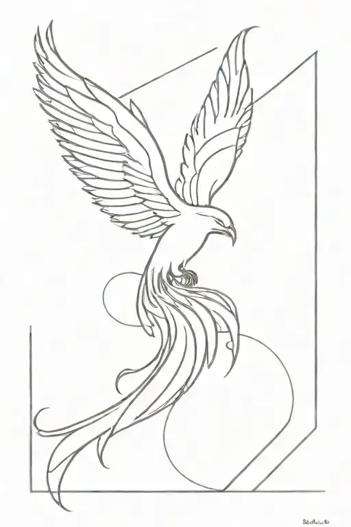 Phoenix Bird Rising Of A Book Open
