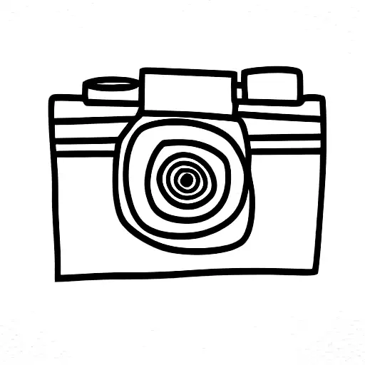 Camera With Cross Rose