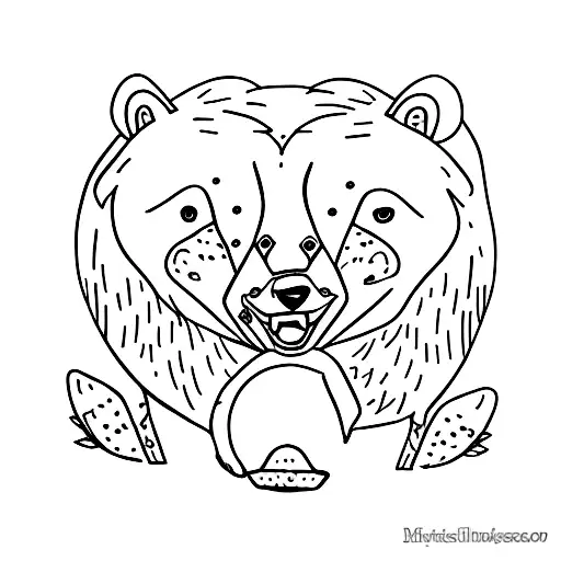 Mother Bear And Her Child