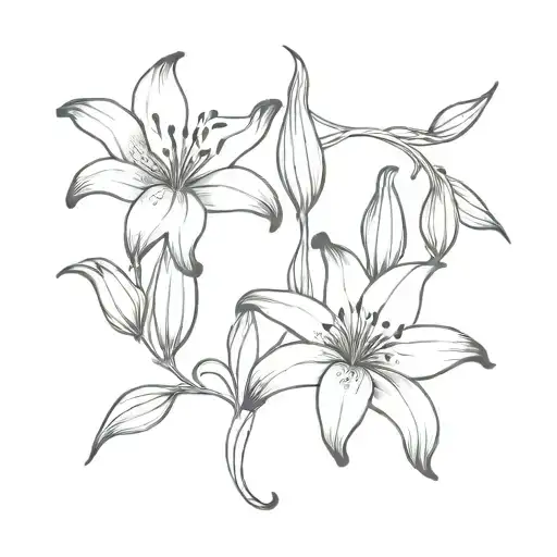 Lillies Moonflower Vine