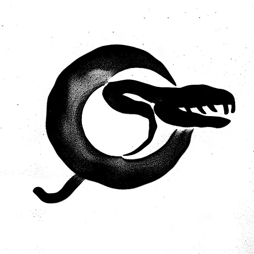 Snake Towards An Eclipse