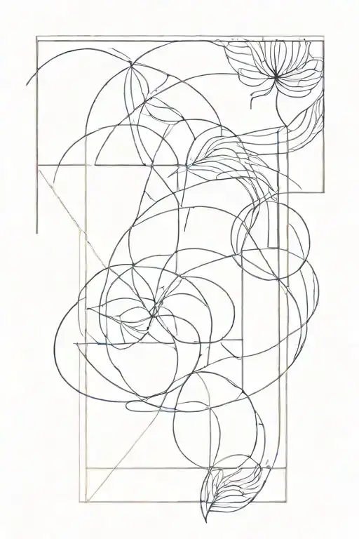 Abstract And Minimalist Fine Line